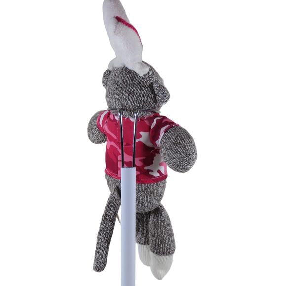 DanDee Sock Monkey Plush Camo Bunny Ears Green and Pink 10" Lot Easter Toys - Picture 16 of 16